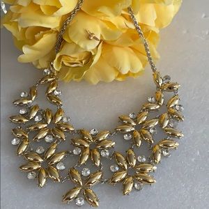 Gold and crystal Necklace